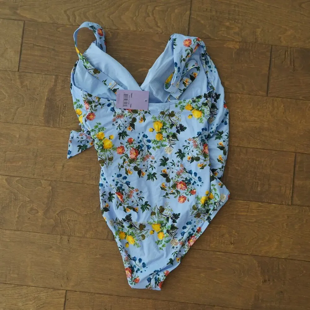 NWT Hanky Panky Wide Strap Wrap One Piece Swimsuit Size Large